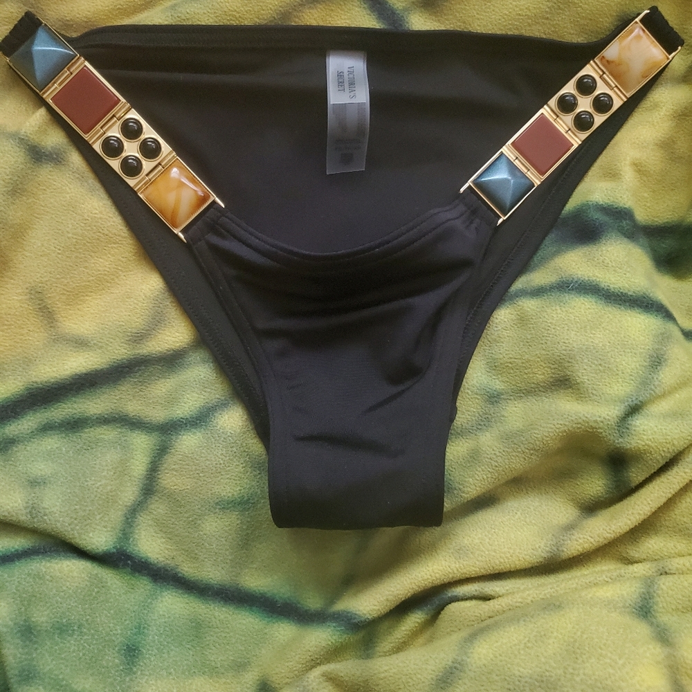 Victoria Secret Black Bikini bottom XS